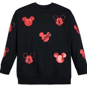 ❣️ DisneyMickey Mouse Size Large Red & Black Logo Sweater ❣️